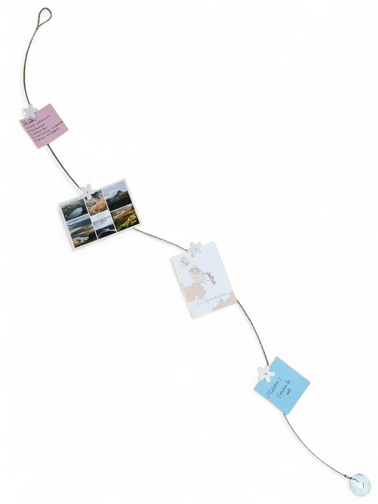 Fotoseilset mit Magneten (vertikal) - Elefant