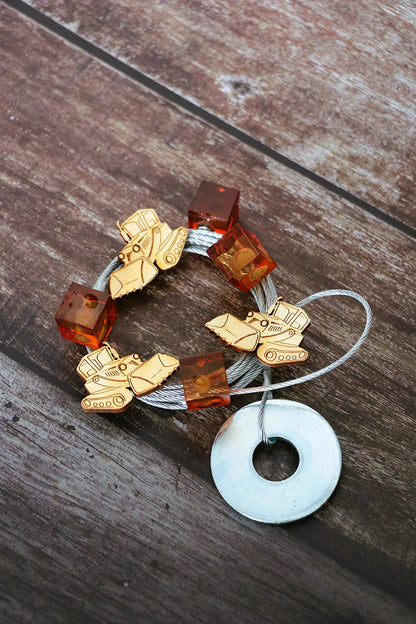 Fotoseilset mit Magneten (vertikal) - Bagger