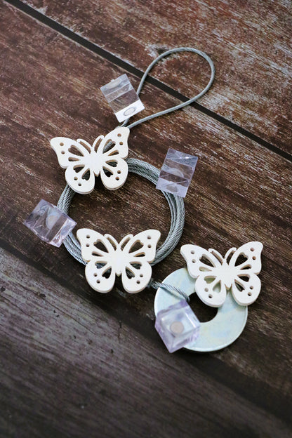 Fotoseilset mit Magneten (vertikal) - Schmetterling