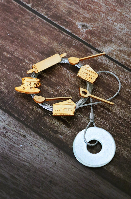 Fotoseilset mit Magneten (vertikal) - Backen