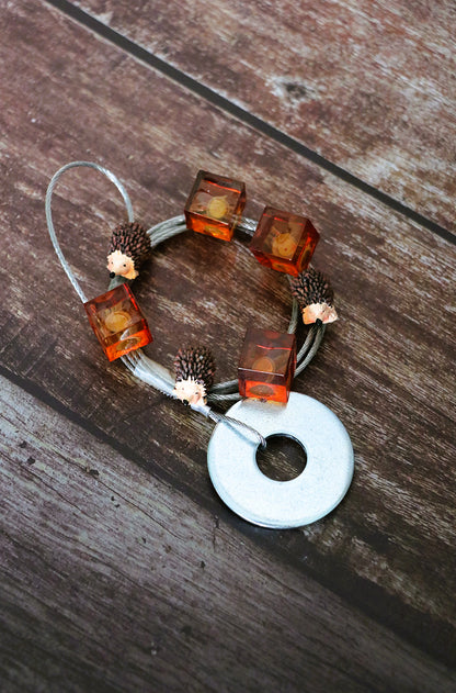 Fotoseilset mit Magneten (vertikal) - Igel