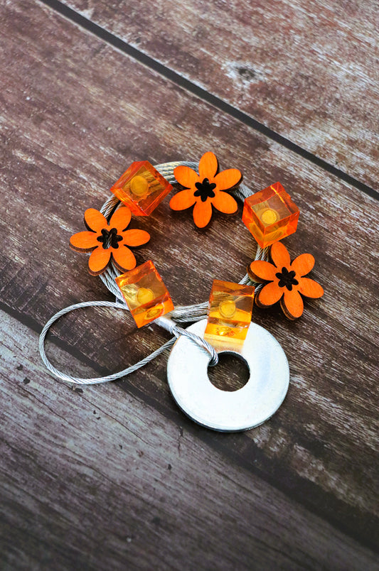 Fotoseilset mit Magneten (vertikal) - Blumen