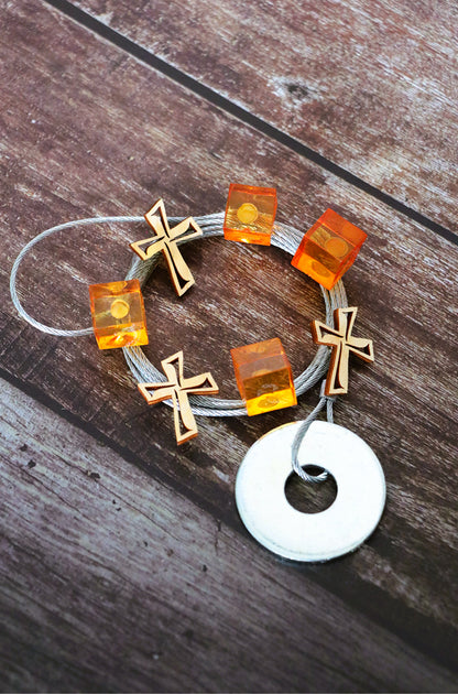 Fotoseilset mit Magneten (vertikal) - Kreuz