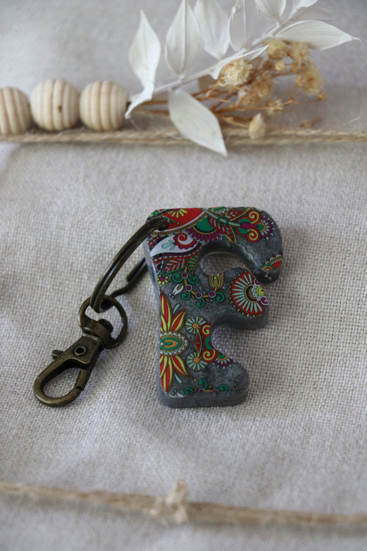 Schlüsselanhänger - Buchstabe F