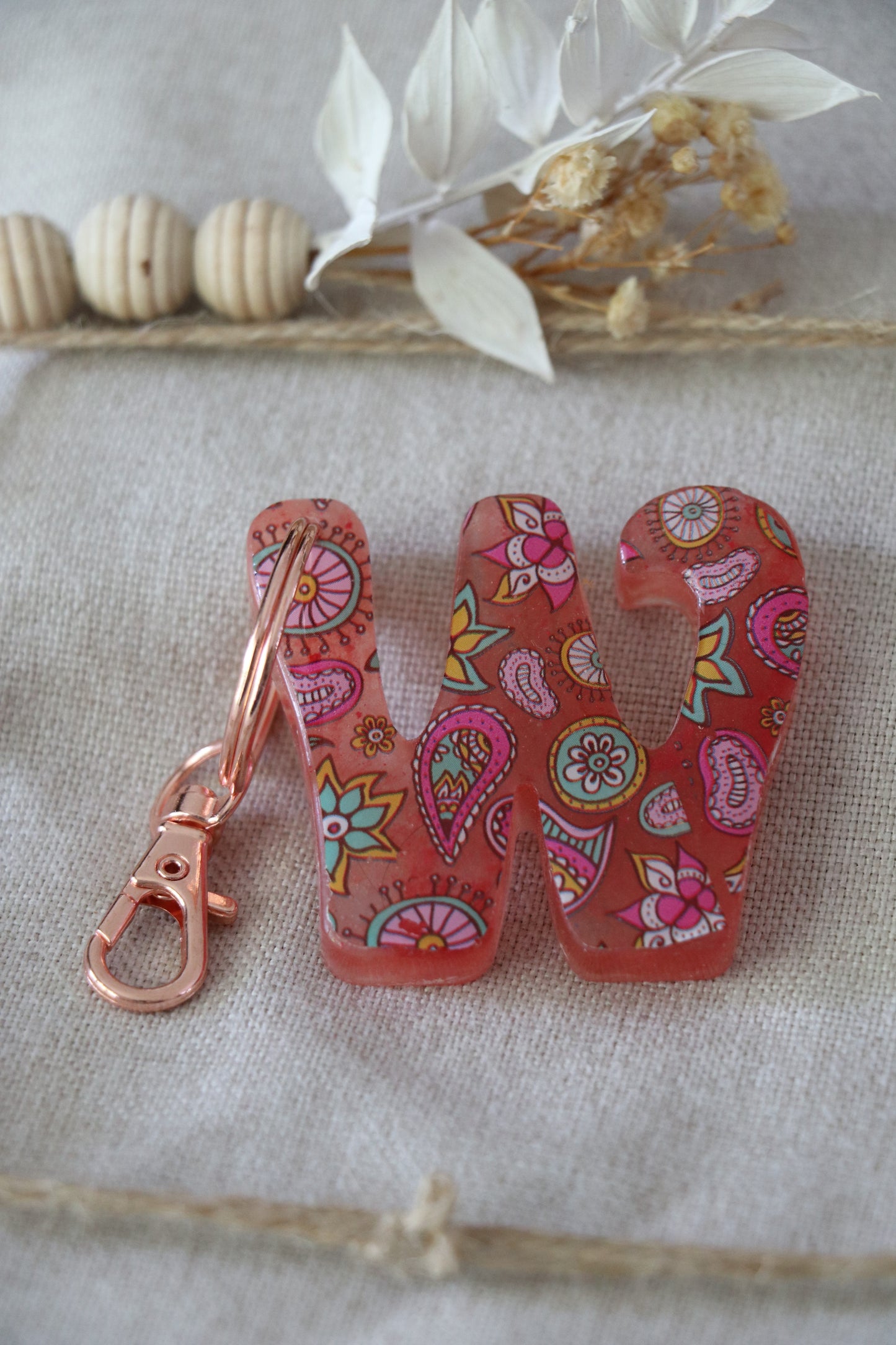 Schlüsselanhänger - Buchstabe W